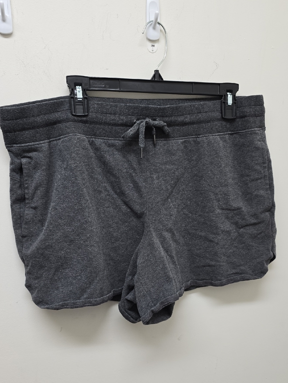 Tek GEAR Women's Charcoal Knit Drawstring Lounge Shorts - Size XL